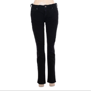 Free People W28 black wash mid rise skinny cut ankle  jeans‎